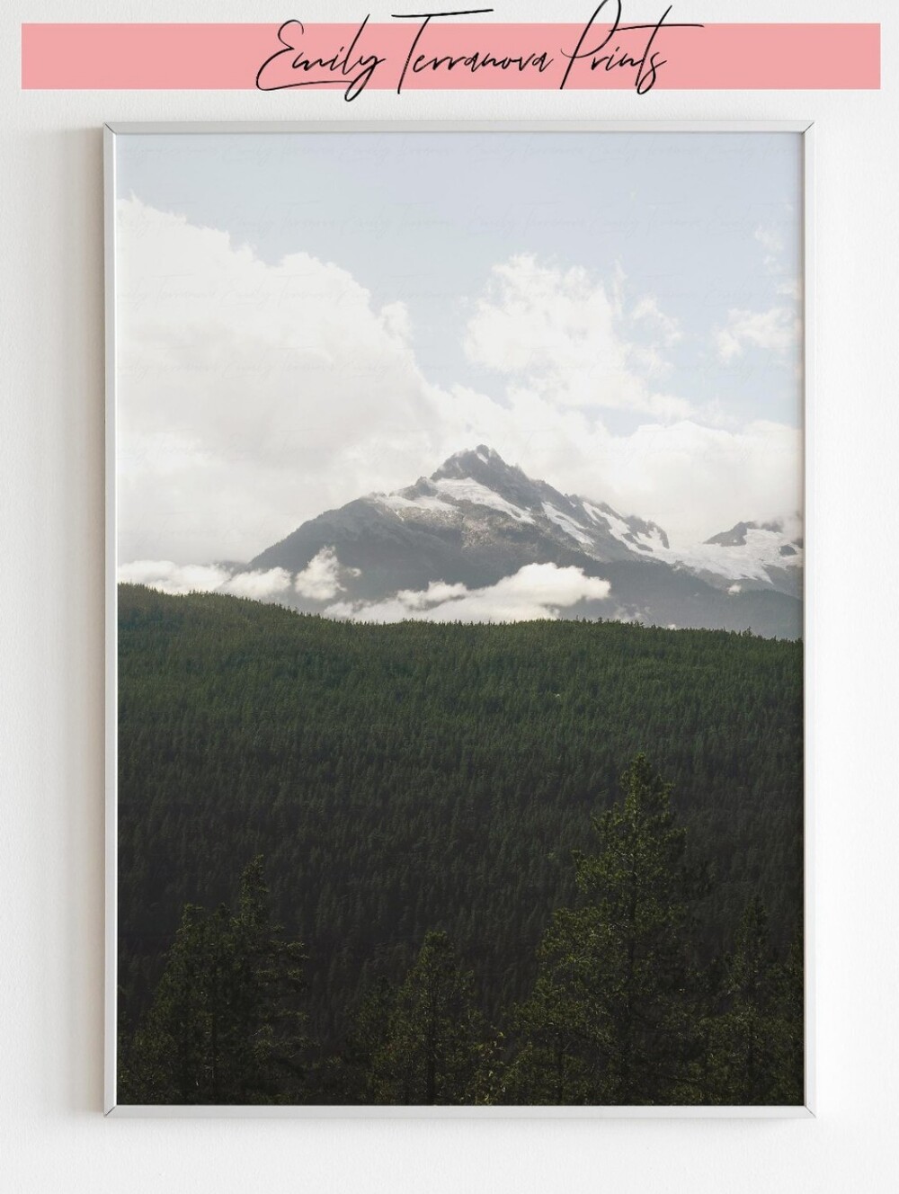 Framed Canada Mountain 8x12 Photo Print